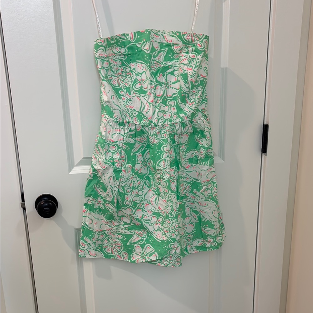 Lilly Pulitzer strapless dress